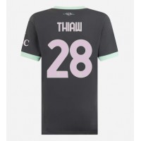 AC Milan Malick Thiaw #28 Tredjedrakt Dame 2024-25 Kortermet